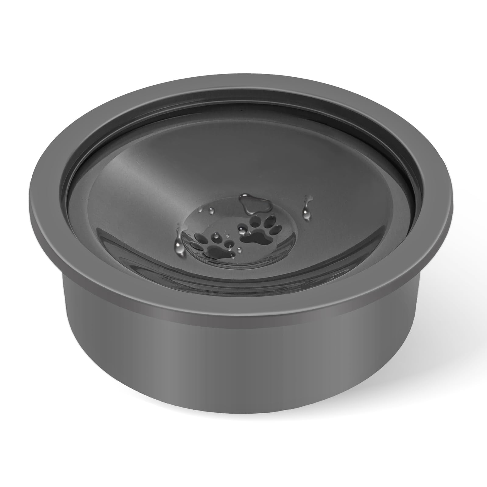 Photo 1 of No Spill Dog Water Bowl, Slow Drinking Non Spilling Water Dish, Fits into Elevated Pet Feeder, 30oz Messy Drip Proof Slobber Stopper Water Dispenser for Dogs
