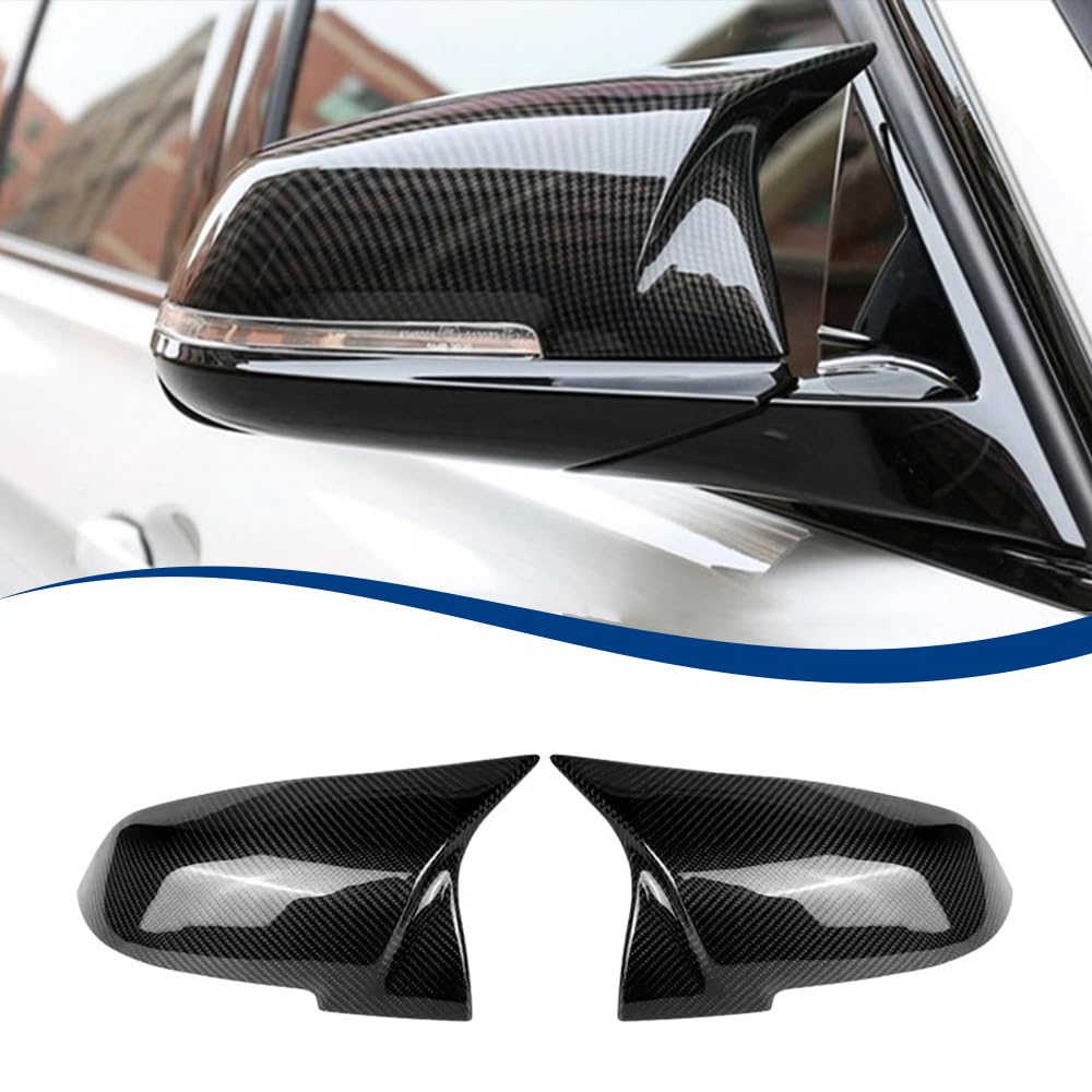 Photo 1 of XPHAZZ Real Carbon Fiber Side Mirror Cover Compatible with 3-Series F30 F31 F34 / 4-Series F32 F33 F36 / 2-Series F22 F23 / 1 Series F20 X1 E84 M2 F87 (Real Carbon Fiber, F22 F30 F32 F36)