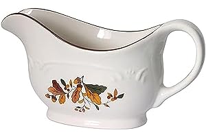 Pfaltzgraff Autumn Berry Gravy Boat, Cream, 9 Inches