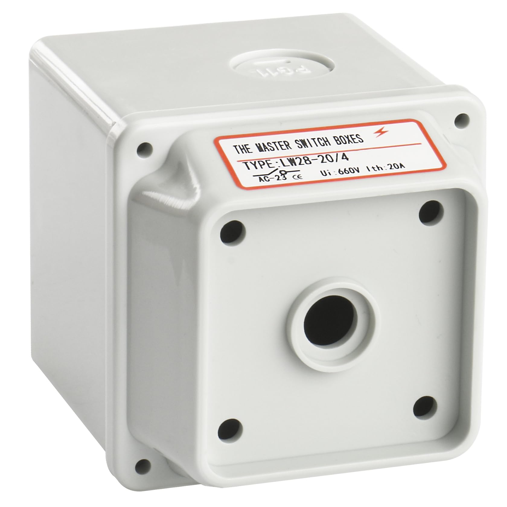Heschen Master Switch Exterior Box LW28-20/4, Work for SZW26-20/LW28-20 Universal Rotary Switch