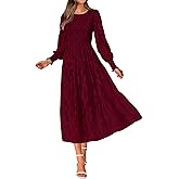BTFBM Wedding Guest Dresses for Women Spring Fashion 2026 Casual Long Sleeve Floral Maxi Boho Homecoming Dress