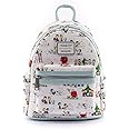Loungefly Peanuts Happy Holidays Mini Backpack WhiteMulti