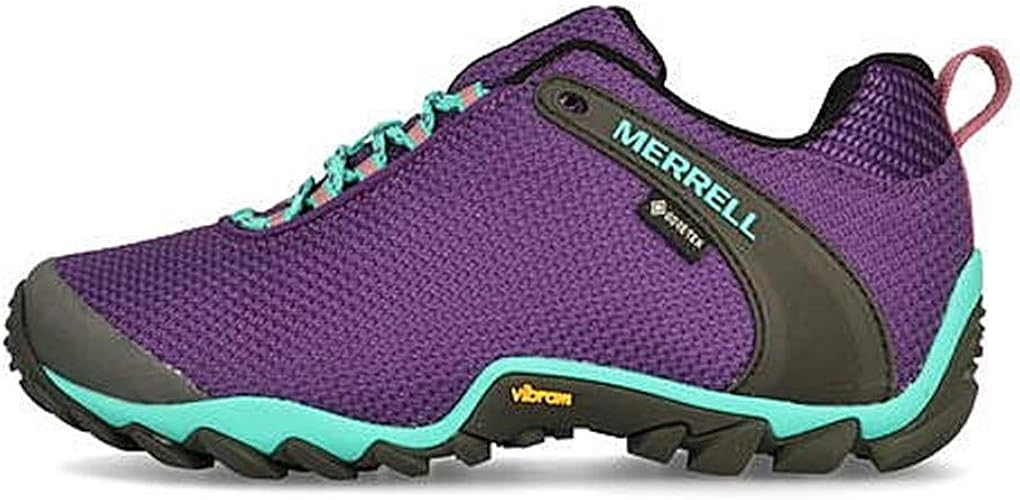 Amazon メレル Merrell レディース ハイキングシューズ スニーカー カメレオン8ストームゴアテックス 軽量 防水 カジュアル トラベル ウォーキング Chameleon 8 Storm Gore Tex J アサイー 24 5cm ハイキング トレッキングシューズ