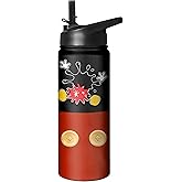 18 Oz Cartoon Mouse Water Bottle with Straw & Lid, Insulated Stainless Steel Cup Keep Drinks Cold & Hot, Leak Proof Double Wall Water Bottle Gifts for Kids Boys Girls for School, Travel, Sports