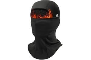 HEGGCOOE Ski Mask Balaclava for Men Women, Thermal Face Mask Cover Windproof Balaclava for Cold Weather Skiing Running