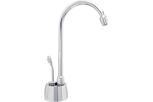 Westbrass D271-NL-26 Velosah 9" 1-Handle Hot Water Dispenser Faucet (Tank Sold Separately), Polished Chrome