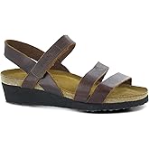 Brown Buffalo Leather Women's Kayla Sandals by Naot