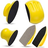 Sanding Blocks 5Pack Hook and Loop Sanding Block Round and Mouse Hand Sanding Block for Wood Furniture Restoration Home Arts and Crafts