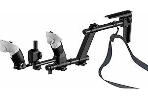 Moginno G3 Pro VR Carbon Fiber Gun Stock Compatible with Meta/Oculus Quest 3S/Quest 3 Controller Accessories, Magnetic Gunstock Rifle Adapter with Shoulder Strap, Enhance FPS Games Reality Control Feel