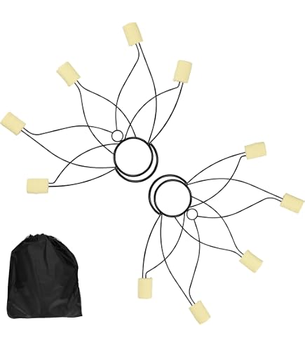 Weka Fire Poi – Tête De Mèche Kevlar 50 Mm – Accessoire De Danse Et Cirque Pour Festivals Et Spectacles (63 Cm)