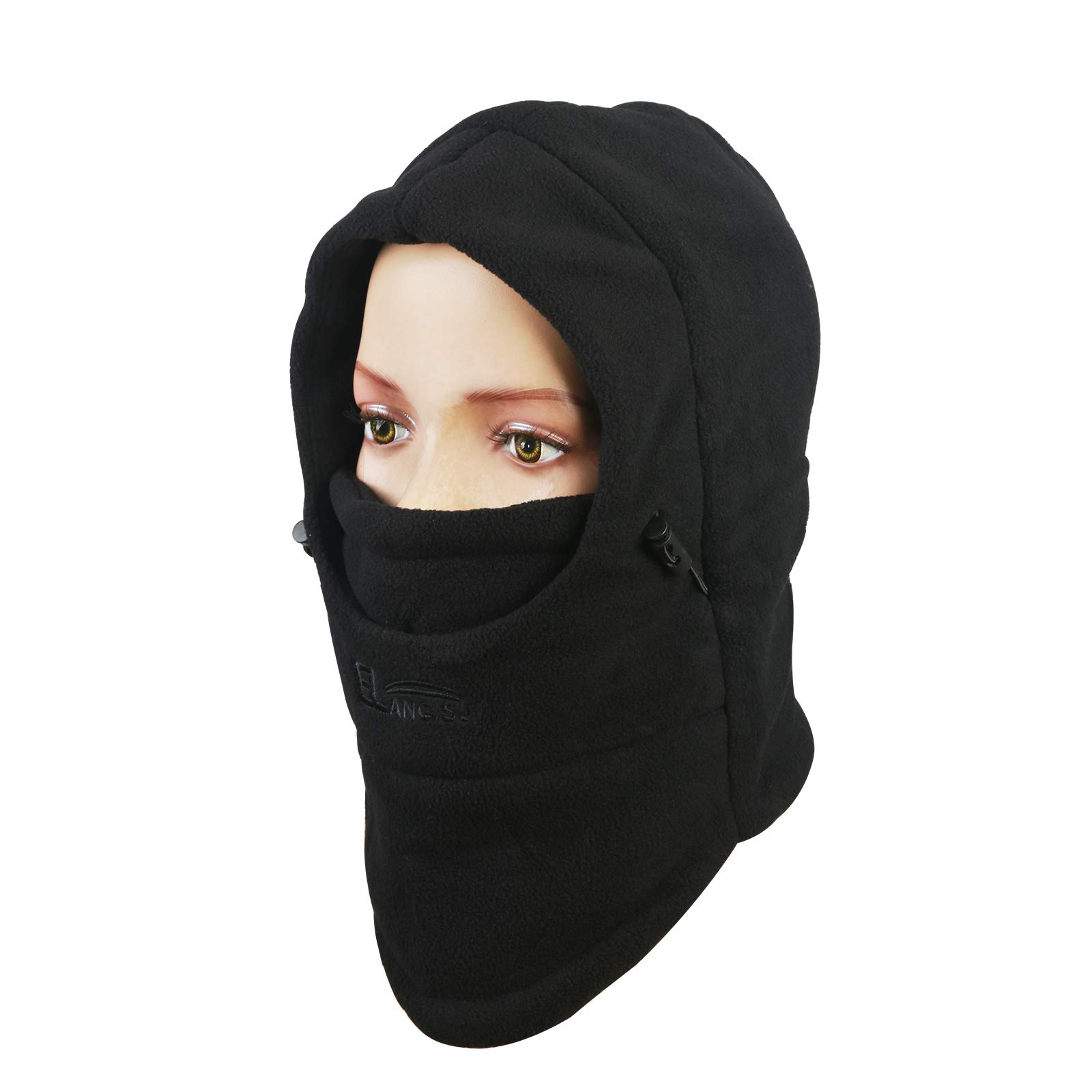 Metable Kids Balaclavas Hat Windproof Face Mask Cover Cap Neck Warmer for Outdoor Sport Ski Snowboarding Cycling (Black)