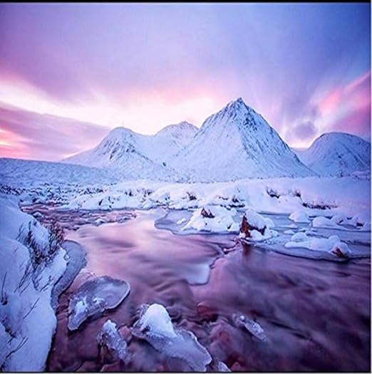 Bosakp カスタム壁紙雪と山の高原3d風景壁画背景壁不織布壁紙 100x50cm 壁紙 Amazon