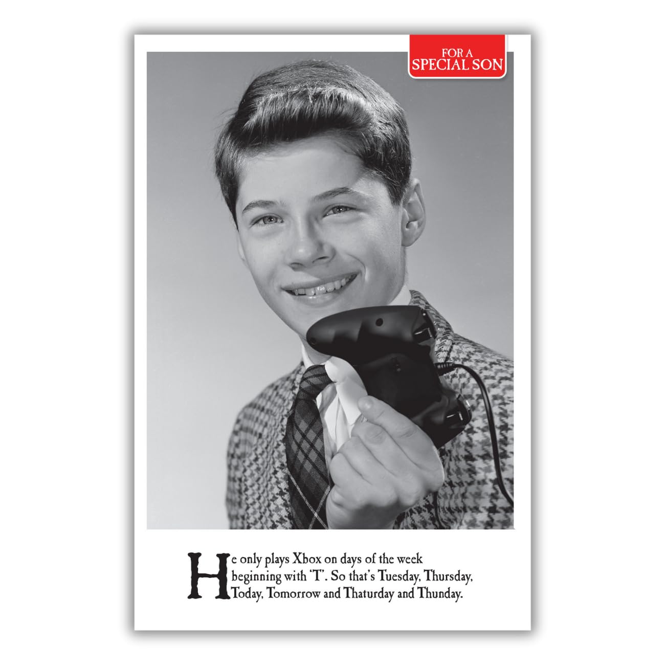 Xbox, Son, Greetings Card, 159x235mm