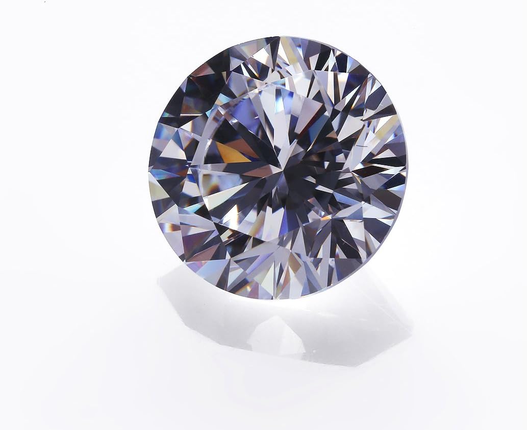 Alone Moon 1000pcs 1.1mm Round Whtie Sparkling Loose Cubic Zirconia Resplendent Grade Hearts and Arrows Cut for Ring/Necklace/Earrings Inlay and DIY Hand-Made,Vacuum Packaging