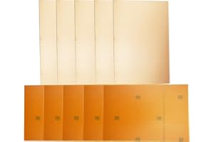 YUNGUI 10PCS Bakelite Copper PCB,100x150x1.5mm Single Sided Copper Clad PCB Laminate Circuit Board for Etching Kit