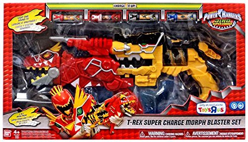 Power Rangers Dino Super Charge T-Rex Super Charge Morph Blaster Set Exclusive Roleplay Toy