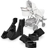 Daloda Upper Bassinet Kit for UPPAbaby Vista 2015+ Double Stroller | Bassinet on top, full-size Toddler Seat below &mdash; a more spacious double-stroller setup for your growing child.