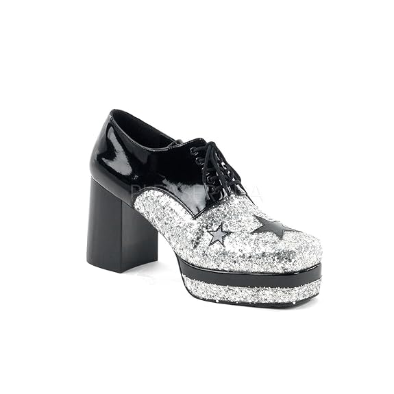 Higher-Heels Funtasma 70s Disco-Plateauschuhe für Herren Glamrock-02
