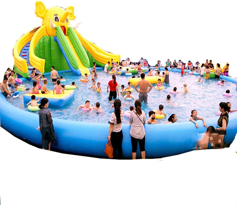 YUHAO(uk) Giant Inflatable Pool - Family And Children's Inflatable Rectangular Pool(10x15x0.6)