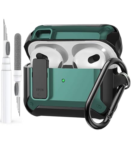 Amazon.com: Olytop for Airpods 3rd Gen Case with Lock 2021, Rugged