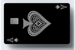 WORKIRAN Playing Ace Card Sticker | Transportation, Key Card, Debit Card, Credit | Covering & Personalizing Bank Card | No Bubble, Slim, Waterproof Card Cover