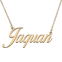 HUAN XUN Customized Custom Simple Any Name Necklace