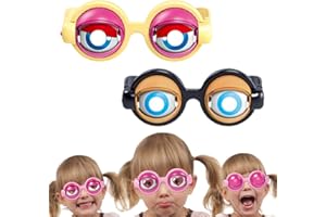 Blinking Winking Glasses - Crazy Eyes Blinking Glasses, Funny Sunglasses for Party Jokes Prank Costume