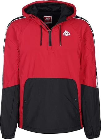 giacca kappa rossa e nera