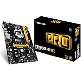 Biostar Motherboard TB250-BTC Core i7/i5/i3 LGA1151 Intel B250 DDR4 SATA PCI Express USB ATX Retail