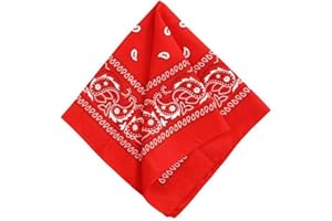 Tough Headwear Large Bandana Headband - Handkerchief Bandanas for Women & Men - Cowboy Scarf & Durag Pack