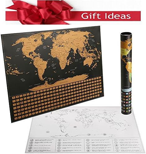 Scratch off World Map with Country Flag Scratch off Places You Travel Perfect Traveler's Personalized Gift