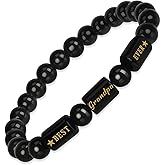 EGHTvmok Grandpa Gifts Christmas Fathers Day for Grandfather Birthday Personalized Grandparents Father's Day Presents for Grandfather Cool from Granddaughter Grandson Xmas Valentines Mens Bracelets