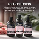Baylis & Harding Rose Geranium Bath Soak 500ml x3 Vegan Natural Plant-Based view 5