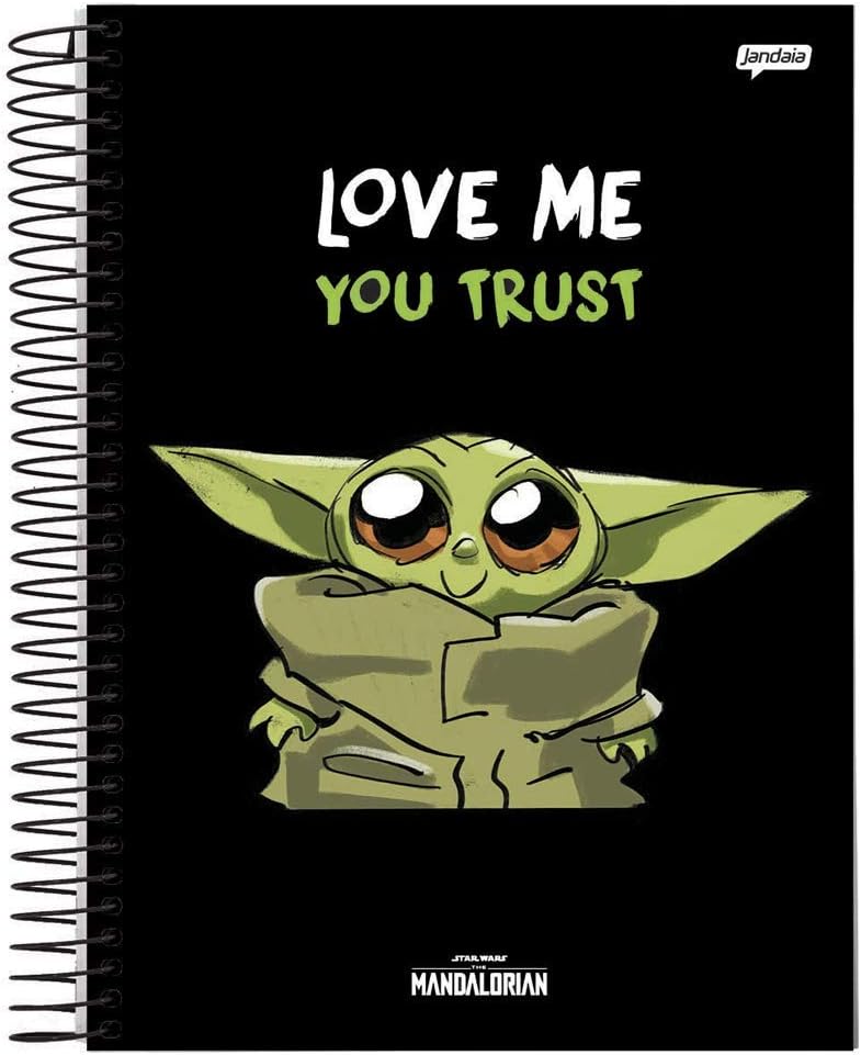 Caderno universitário - Baby Yoda