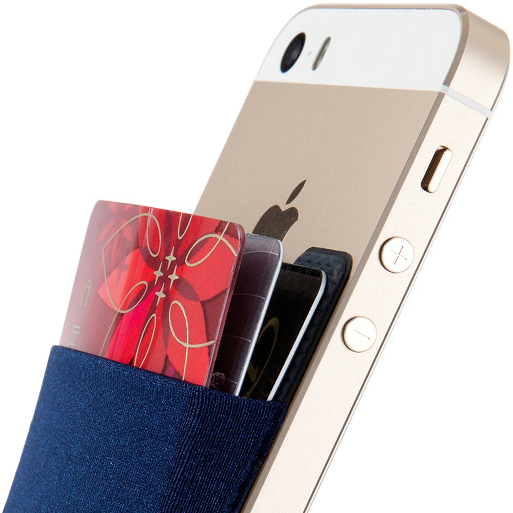 Card Holder, Sinjimoru Stick-on Wallet functioning as iPhone Wallet Case, iPhone case with a card holder, Credit Card Wallet, Card Case and Money Clip. For Android, too. Sinji Pouch Basic 2