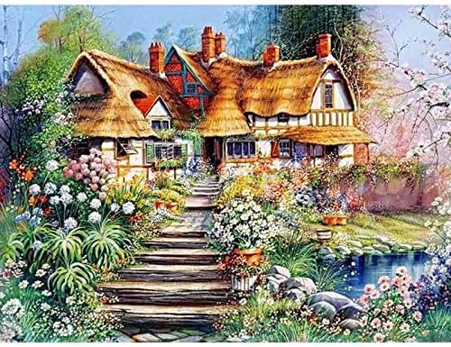 DIY Full Diamond Painting Cross Stitch kit for Adults Home Decoration House Landscape