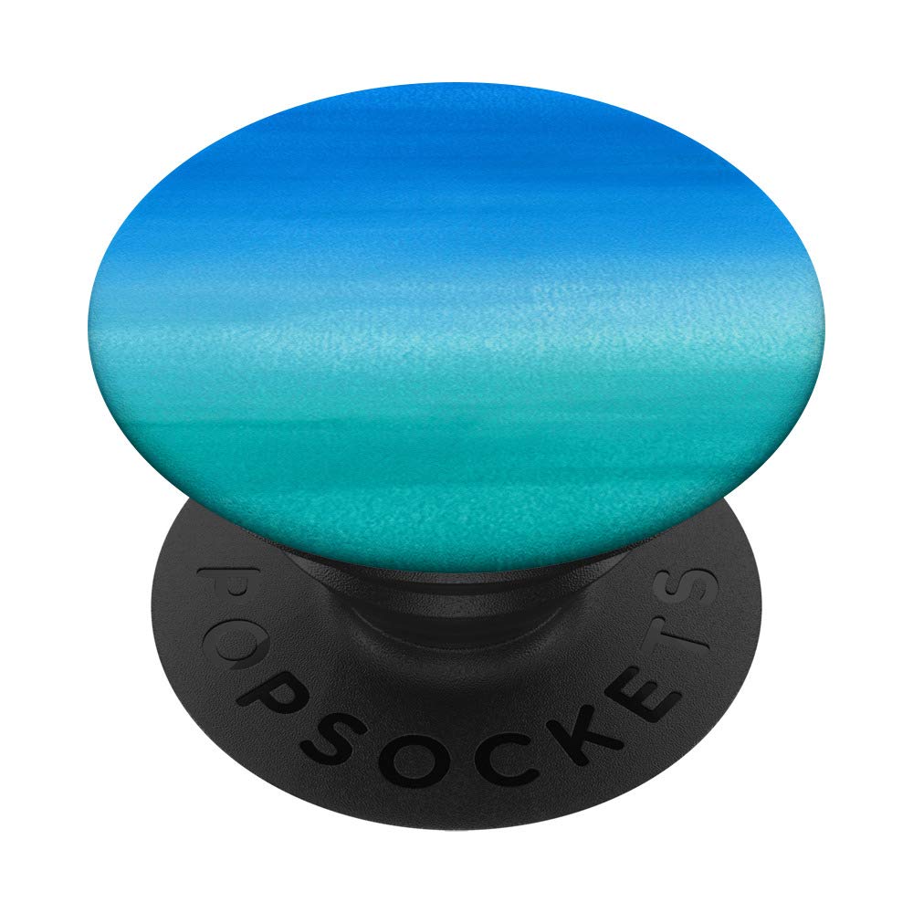 Blue Ocean Watercolour PopSockets Swappable PopGrip