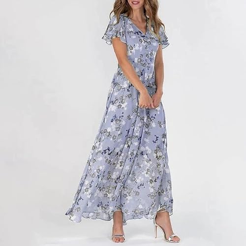 PVTOSD Spring Dresses for Women 2024, Hi Low Dress Midi Dresses