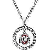 Siskiyou Sports NCAA unisex-adult Rhinestone Hoop Necklaces