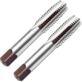 Litoexpe 2 Pcs M10 x 1.5 Metric Hand Tap | HSS Threading Tool, Right Hand, for Metalworking and Machinery Repair