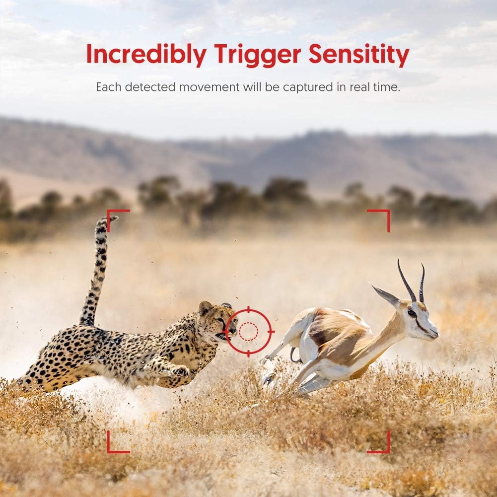 Victure Trail Game Camera 16MP with Night Vision Motion Activated 1080P Hunting Cameras with Low Glow and Upgraded Waterproof IP66 for Outdoor Wildlife Watching: Camera & Photo