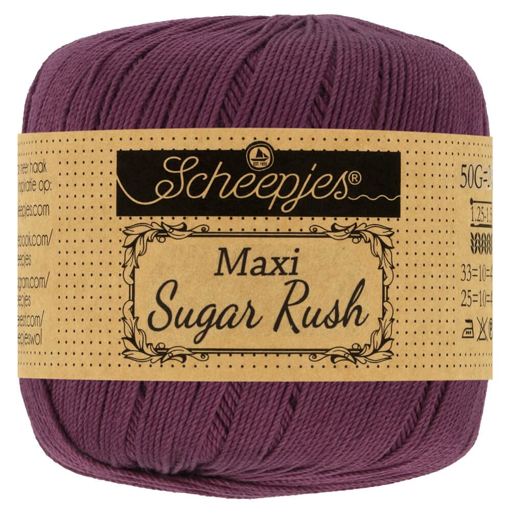 Scheepjes - Scheepjes Maxi Sugar Rush 394 Shadow Purple Yarn - 1x50g โ image 1