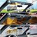 CYzuantan Anti-glare Visor,Car Anti-glare,Car Sun Visor,Car Visor Mirror Light,Anti-glare Sun Visor,Shield for Driving Goggles, 2 in 1 Anti-glare Sun Visor Mirrors,Car Sun Visor Extension