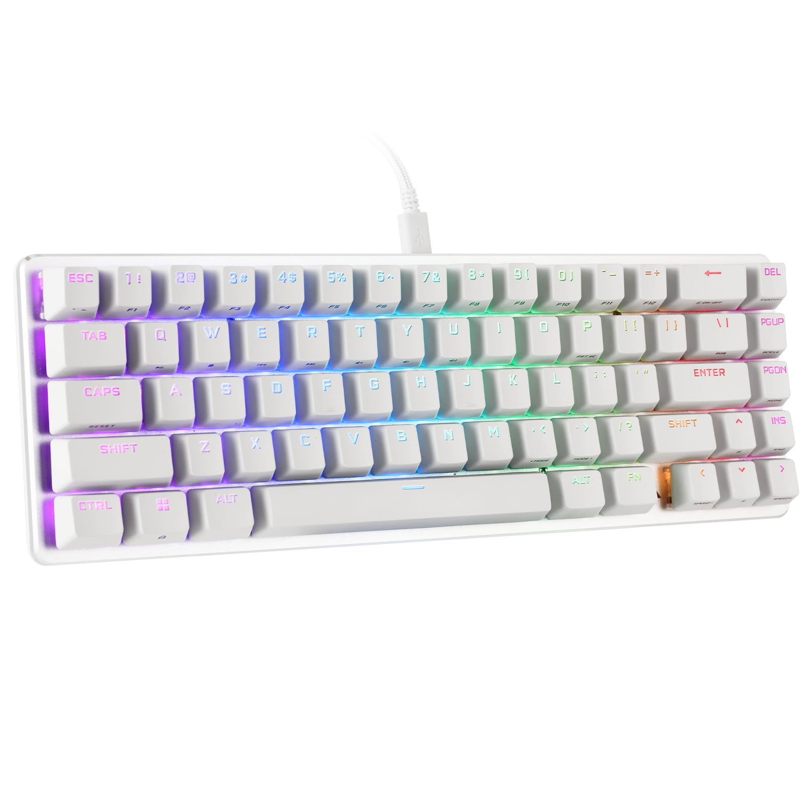 Mua TIETI 有線メカニカルキーボード B-2 Spirit Mini RGB バックライト付き 超コンパクト 65%レイアウト 67 ...