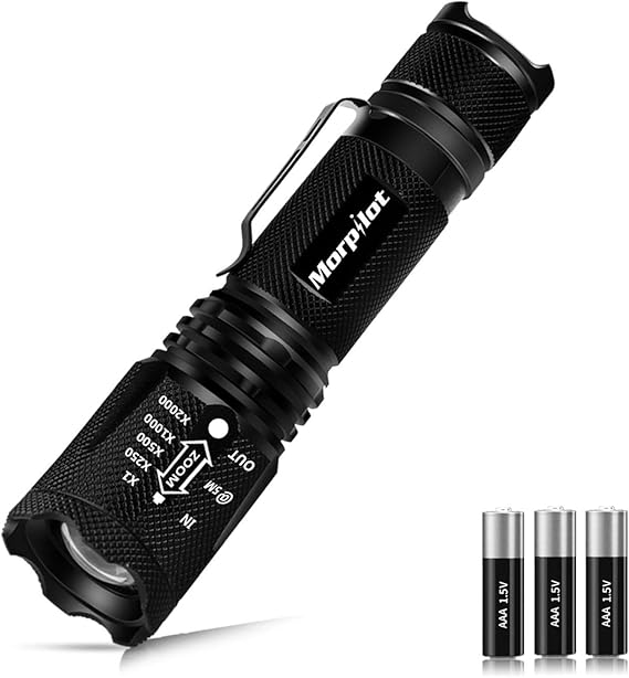 UV Flashlight, LED Handheld Flashlight 2 in 1 Black Light Flashlight