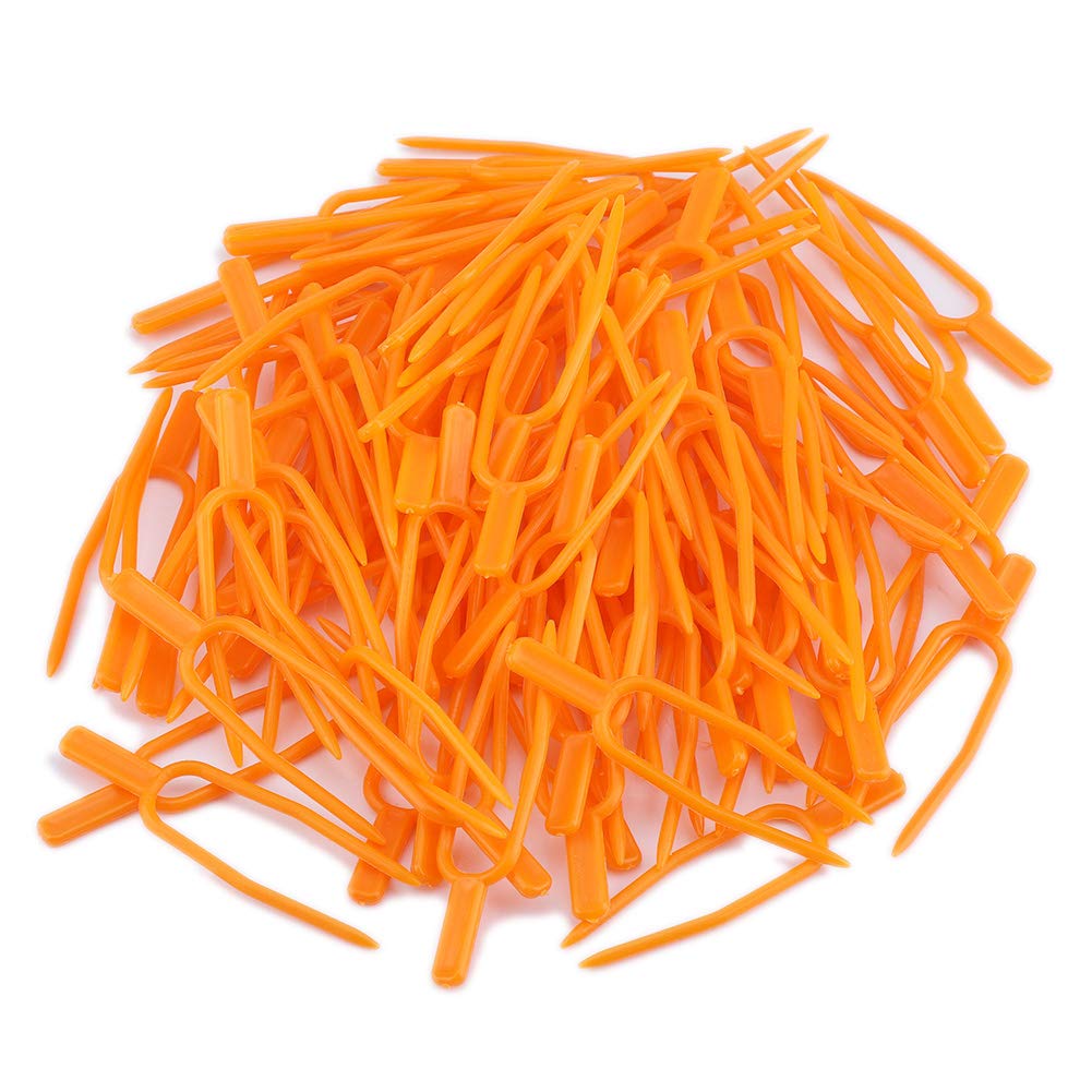 Haofy Strawberry Planting Fork, 100Pcs Garden Plant Fixing Clips Resusable Stolon Melon Vines Securing Fixer Tool Garden Clip