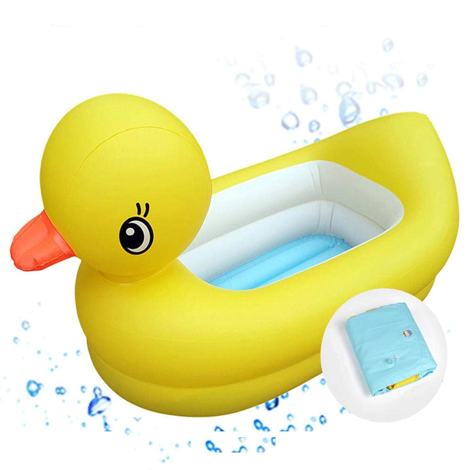 rubber duck inflatable bathtub
