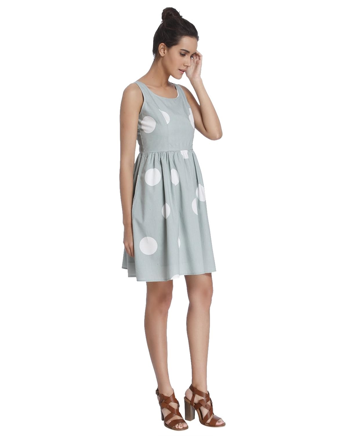 vero moda women's a-line knee-long dress