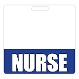 Nurse Badge Buddy (Blue) - Horizontal Heavy Duty