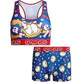 COCO BRANDS Womens Underwear Set - 2 Piece Racerback Sports Bras for Women & Boy Shorts Womens Bra and Panty Set (S-XL)